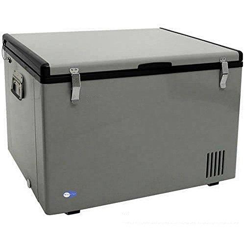 Whynter FM-45G 45 FM-65G 65 Quart Portable Refrigerator and Deep, AC 110V/ DC 12V, True Chest Freezer for Car, Home, Camping, and RV with-8°F to 50°F Temperature Range, Gray, One Size - Sales4U