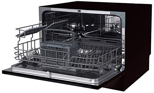 Farberware FCD06ABBBKA 6 Place Setting Countertop Dishwasher, Black