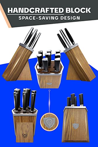 Dalstrong 8 Piece Knife Block Set - Vanquish Series - Forged High Carbon German Steel - POM Handle - NSF Certified