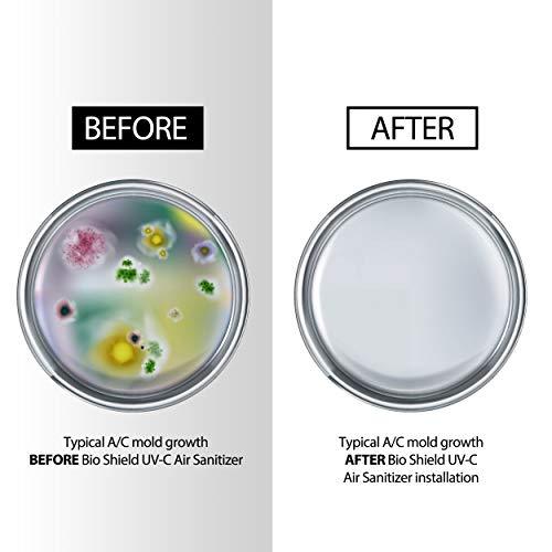 Bio Shield Antimicrobial Protection 50-BUVAS-E UV-C Air Sanitizer System, Cleans Air of Bacteria, Germs, Mold and Allergens, Complete Unit - Sales4U