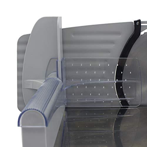 NESCO FS-200, Food Slicer, Gray, Aluminum with 7.5 inch Stainless Steel Blade, 180 watts, One Size - Sales4U
