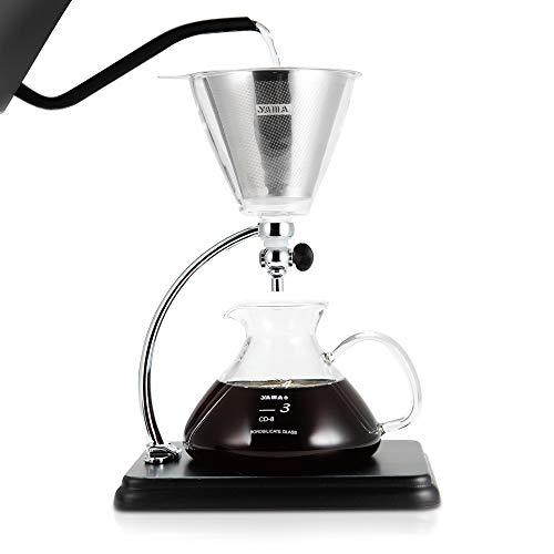 Yama Glass Pour Over Coffee Maker, BLACK - Sales4U