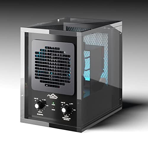 New Comfort 6 Stage UV Ozone Generator Air Purifier Cleaner HEPA Covers 3000 Feet Acyrlic - Sales4U