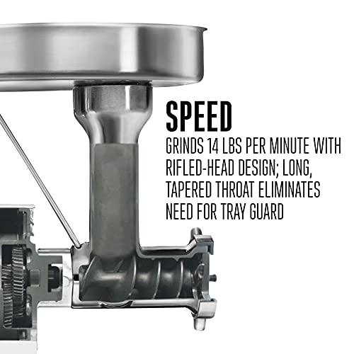 Weston Pro Series Electric Meat Grinder, Commercial Grade, 1120 Watts, 1.5 HP, 14lbs. Per Minute, Stainless Steel (10-2201-W) - Sales4U