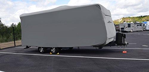 Wolf by Covercraft CY31043 Travel Trailer RV Cover 24'1" - 26' , Gray - Sales4U