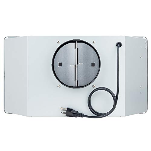 Miseno MH80120AS Miseno MH80120AS 150 - 390 CFM 20 Inch 3-Speed Ultra Quiet Range Hood Insert with Halogen Lighting