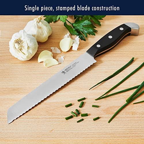 HENCKELS Premium Quality 12-Piece Statement Knife Set with Block, Razor-Sharp, German Engineered Knife Informed by over 100 Years of Masterful Knife Making, Lightweight and Strong, Dishwasher Safe - Sales4U