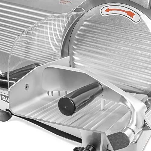 Barton Commercial Meat Slicer w/10" Blade Semi-Auto Stainless Steel Electric Food Cutter Machine Home Cheese Bread Deli Vegetable Potato - Sales4U