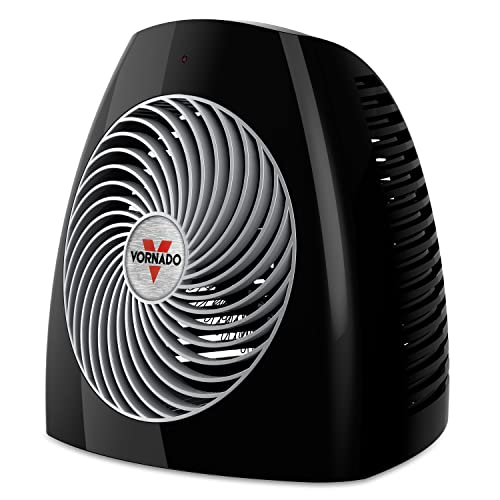 Vornado Velocity 3R Whole Room Space Heater with Timer, Adjustable Thermostat, Black & MVH Vortex Heater with 3 Heat Settings, Adjustable Thermostat, Tip-Over Protection, Black