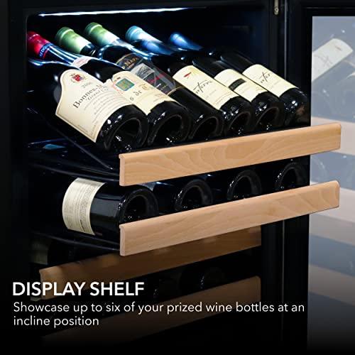 Whynter BWR-1002SD 100 Built-in or Freestanding Stainless Steel Compressor Large Capacity Wine Refrigerator Rack for Open Bottles and LED Display, Black-100, Black - Sales4U