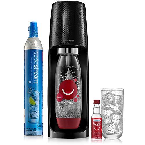 sodastream x Sparkling Water Maker Limited Edition Bundle (Black) Fizzi Kit With bubly Drops, 1 Liter - Sales4U