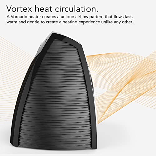 Vornado TAVH10 Space Heater with Remote for Home, 1500W/750W, Fan Only Option, Digital Display with Adjustable Thermostat, Advanced Safety Features, Timer, Auto Climate Control