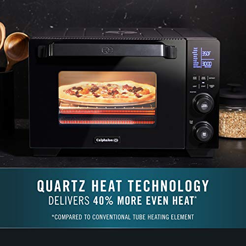 Calphalon Performance Cool Touch Toaster Oven with Turbo Convection, Large (2106488), Black/Silver