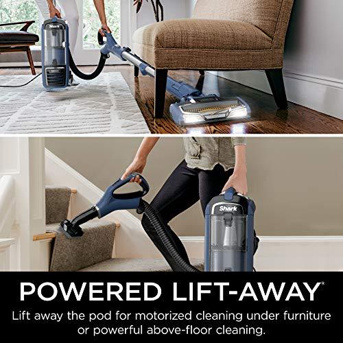 Shark Rotator ZU632 Powered Lift-Away with Self-Cleaning Brushroll Upright Vacuum, with Large Dust Cup, Blue - Sales4U