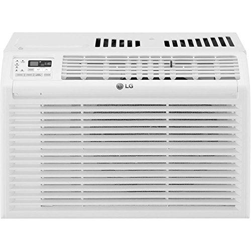 LG 6,000 BTU Window Conditioner, Cools 250 Sq.Ft. (10' x 25' Room Size), Quiet Operation, Electronic Control with Remote, 2 Cooling & Fan Speeds, 2-Way Air Deflection, Auto Restart, 115V, 6000, White - Sales4U