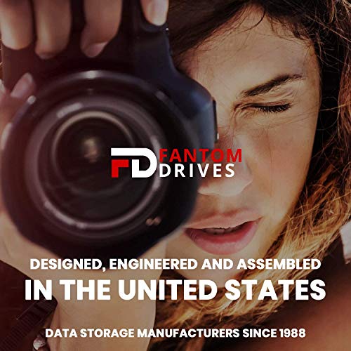 Fantom Drives 8TB External Hard Drive HDD, GFORCE 3 Pro 7200RPM, USB 3.0, Aluminum, Black, GF3B8000UP