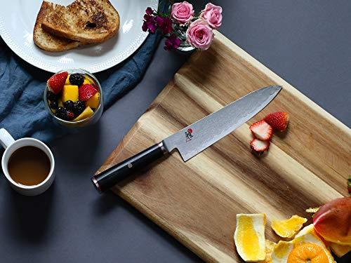 Miyabi Kaizen Chef's Knife, Medium, Black with Red Accent - Sales4U