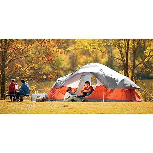 Coleman 8-Person Red Canyon Tent,204" L x 120" W x 72" H - Sales4U