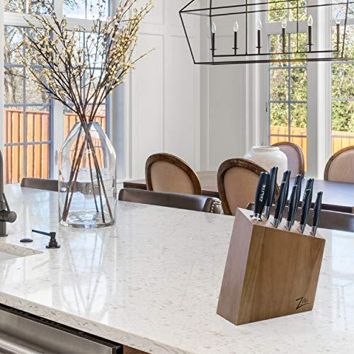 Zelite Infinity Knife Block Set (9-pc), Kitchen Knife Set, Knife Sets for Kitchen with Block - German High Carbon Stainless Steel - INCLUDING 8 Professional Kitchen Knives & Honing Steel 10 Inch - Sales4U