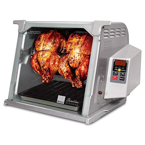 Ronco ST5000PLAT Digital Showtime Rotisserie, Platinum Edition, Cooks Food Perfectly Every Time, 3 Cooking Modes: Roast, Sear, and No Heat Rotation, Stainless Steel - Sales4U