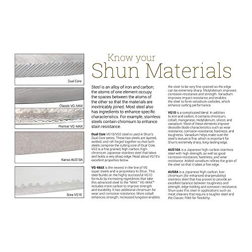 Shun Cutlery Classic 2-Piece Starter Set 8, Multi-Purpose Hollow Ground Chef’s 3.5-inch Paring Knife are The Essential Kitchen Duo, Exquisitely Handcrafted Japanese