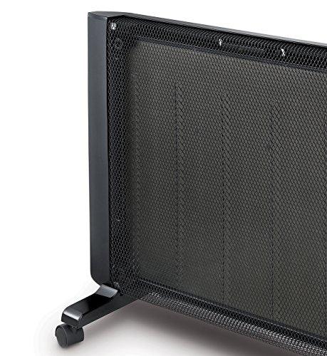 De'Longhi Mica Thermic Panel Heater, Full Room Quiet 1500W, Freestanding/Easy Install Wall Mount, Adjustable Thermostat, 2 Heat Settings, Black, HMP1500 - Sales4U