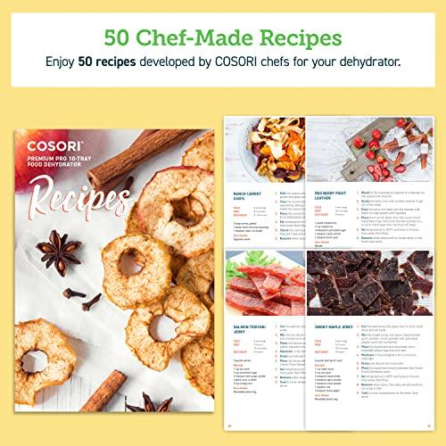 COSORI Food Dehydrator Machine, 10 Stainless Steel Trays (50 Recipes) for Jerky, Fruit, Dog Treats, Yogurt, Vegetables, Meat, and Herbs, 15 Square Feet, Dryer Machine with Time and Temperature Control - Sales4U