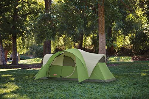 Coleman 8-Person Tent for Camping | Montana Tent with Easy Setup, Green - Sales4U