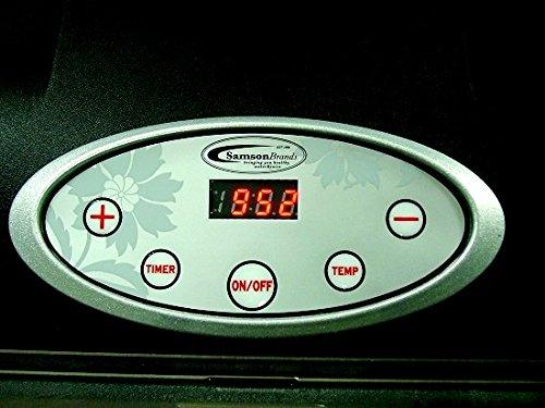 Samson "Silent" 9 Tray Dehydrator with Digital Timer and Temperature Control for Fruit, Vegetables, Beef Jerky, Herbs, Dog Treats, Fruit Leathers and More - Sales4U