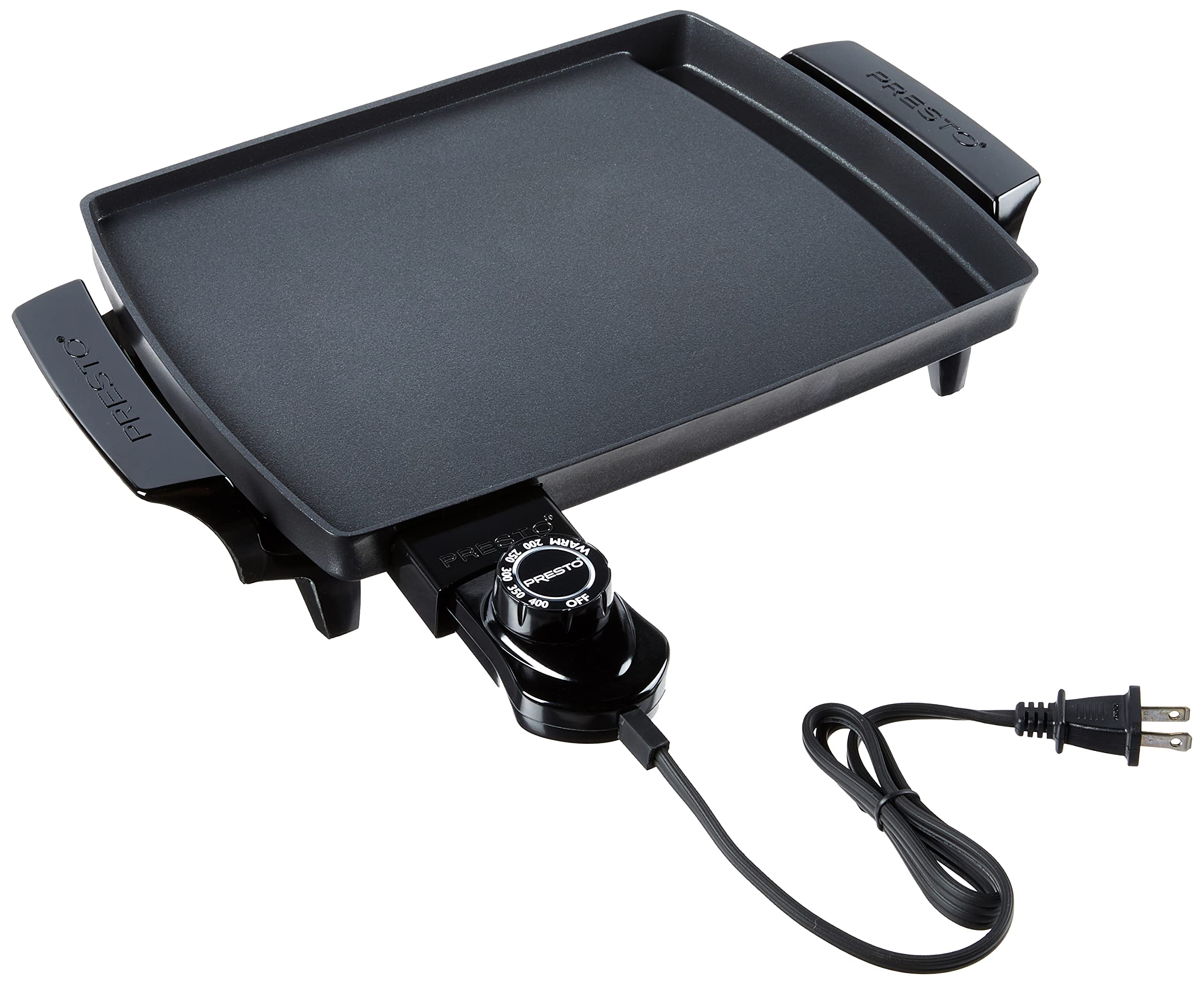 Presto 07211 Liddle Griddle & 06620 11-Inch Electric Skillet,Black/White