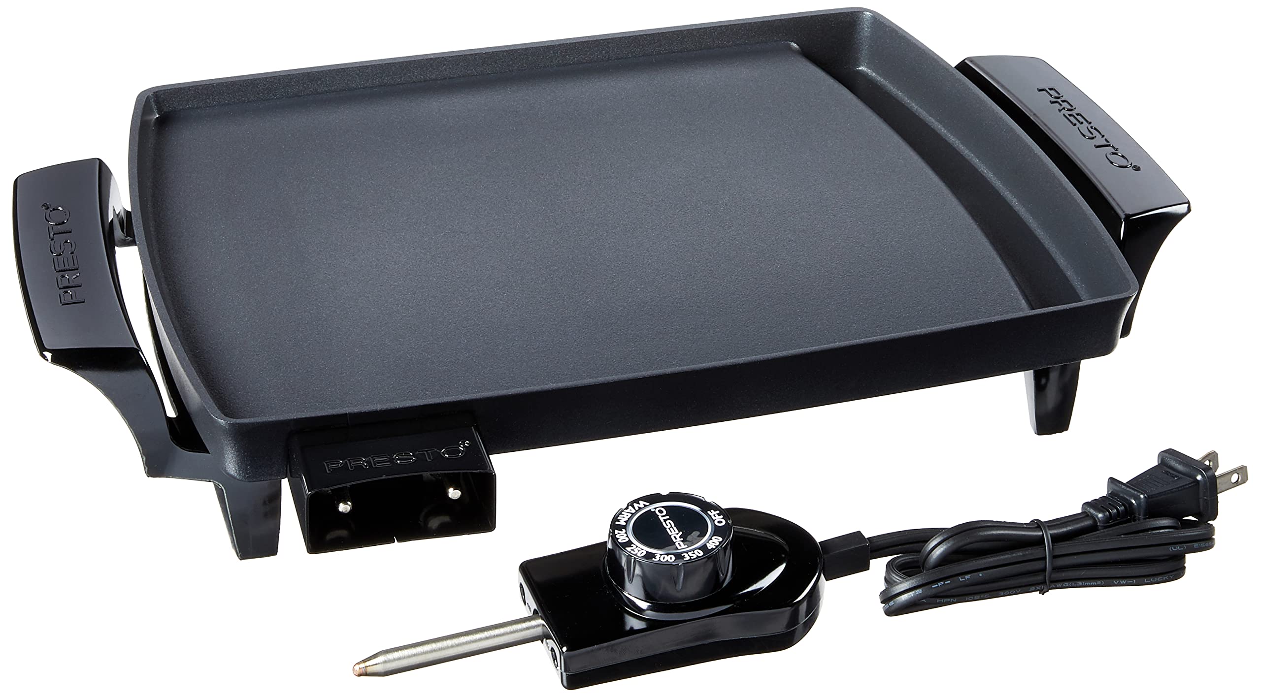 Presto 07211 Liddle Griddle & 06620 11-Inch Electric Skillet,Black/White