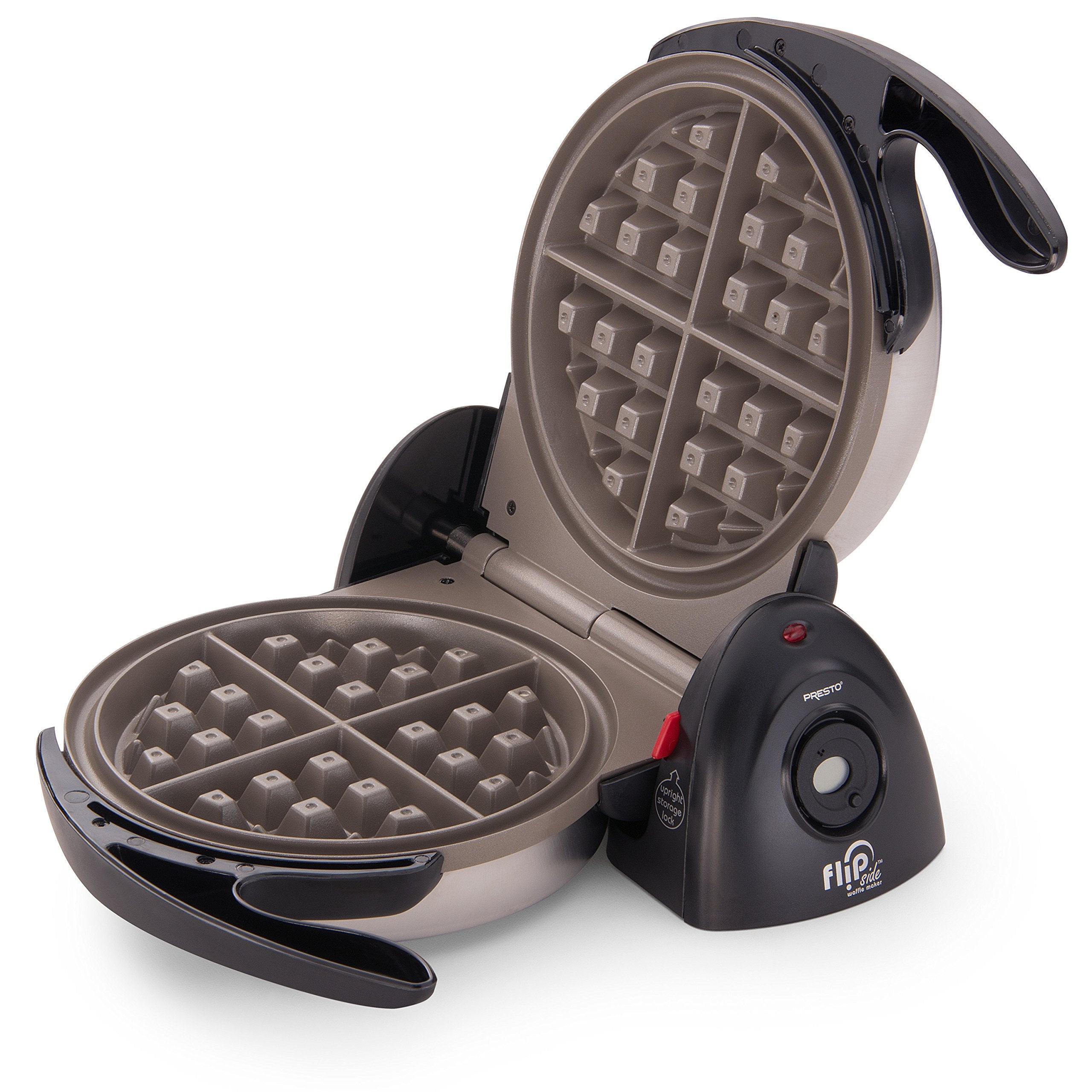 Presto Stuffler FlipSide Belgian Waffle Maker - Cooks Stuffed Waffles and Flips for Even Baking